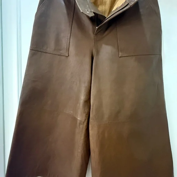 Frame Denim Chocolate Ankle Pants - Picture 3 of 11